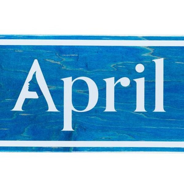 APRIL】OG LOGO BLUE INVERT 7.25インチ エイプリル デッキ キッズ