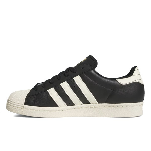 【adidas skateboarding】SUPERSTAR 80 ADV KK5003 カラー:core black/cream white/gold metallic アディダス スケボー シューズ 靴 スニーカー SKATEBOARD SHOES