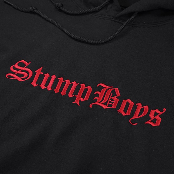 【STUMPBOYS】OG LOGO HOODIE black スタンプボーイズ パーカー スケートボード スケボー SKATEBOARD