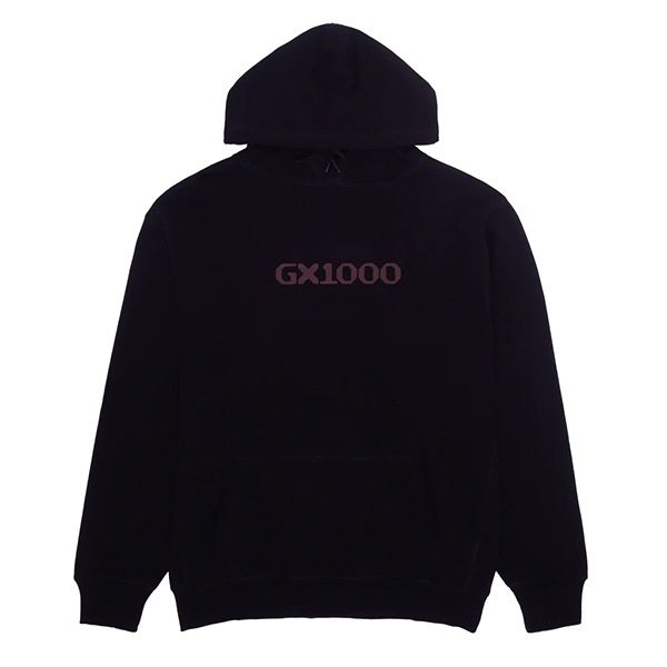 【GX1000】OG LOGO HOODIE black/burgundy ジーエックス キャップ スケボー スケートボード SKATEBOARD DECK