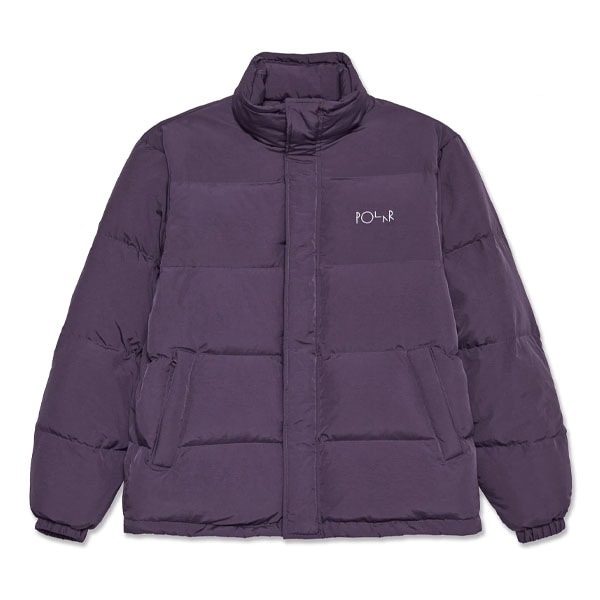 POLAR】BASIC PUFFER dark violet ポーラー ダウン アウター