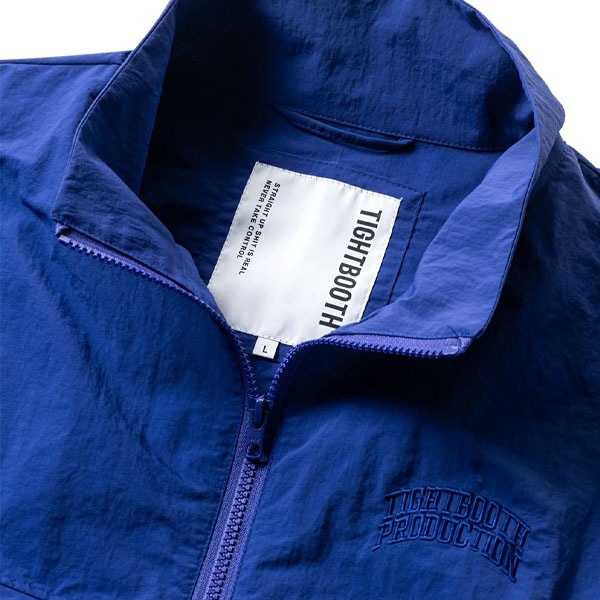 【TIGHTBOOTH】RIPPLE TRACK JACKET blue タイトブース ジャケット アウター スケートボード スケボー SKATEBOARD