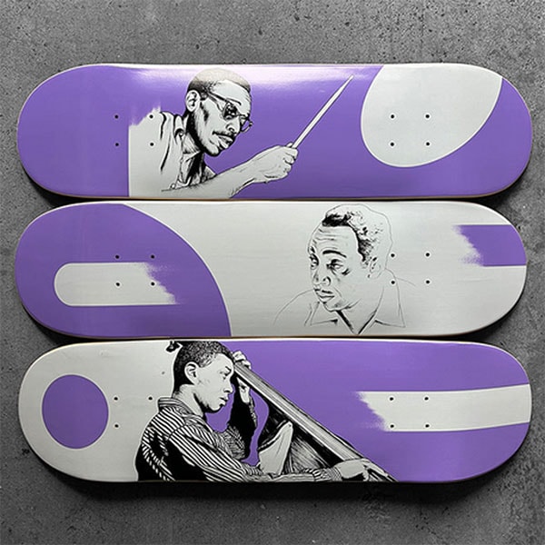 【WESTERN EDITION】Yoshiaki Toeda TRIO PIANO 7.5インチ　ウエスタンエディション スケートボード スケボー デッキ  SKATEBOARD DECK