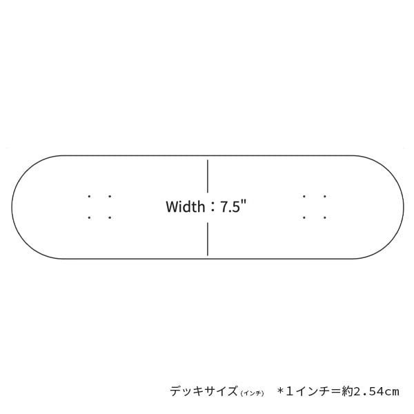 【WESTERN EDITION】Yoshiaki Toeda TRIO PIANO 7.5インチ　ウエスタンエディション スケートボード スケボー デッキ  SKATEBOARD DECK