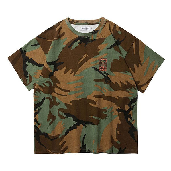 【Evisen】CLUB MATCH TEE evi camo　エビセン Tシャツ スケートボード スケボー SKATEBOARD