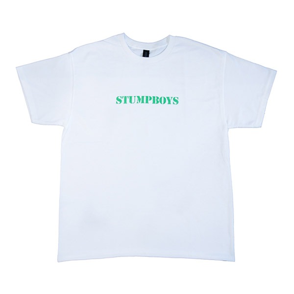 【STUMPBOYS】STENCIL LOGO TEE white スタンプボーイズ Tシャツ スケートボード スケボー SKATEBOARD