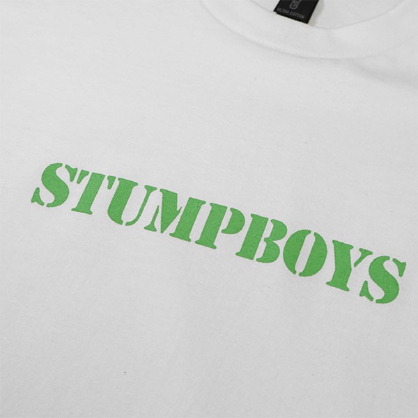 【STUMPBOYS】STENCIL LOGO TEE white スタンプボーイズ Tシャツ スケートボード スケボー SKATEBOARD