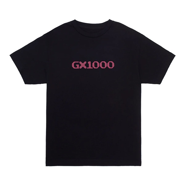 【GX1000】OG LOGO TEE black/burgundy ジーエックス Tシャツ スケボー スケートボード SKATEBOARD DECK