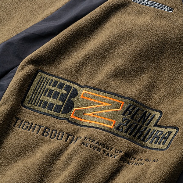 【TIGHTBOOTH x 紅桜】NYLON PANEL FLEECE JKT  タイトブース ジャケット アウター ダウン スケートボード スケボー SKATEBOARD