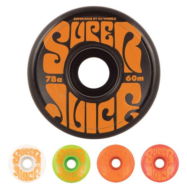 【OJ wheels】SUPER JUICE サイズ：60mm　硬度：78A オージェイ スーパージュース ウィール クルーズ ソフト  スケートボード スケボー SKATEBOARD