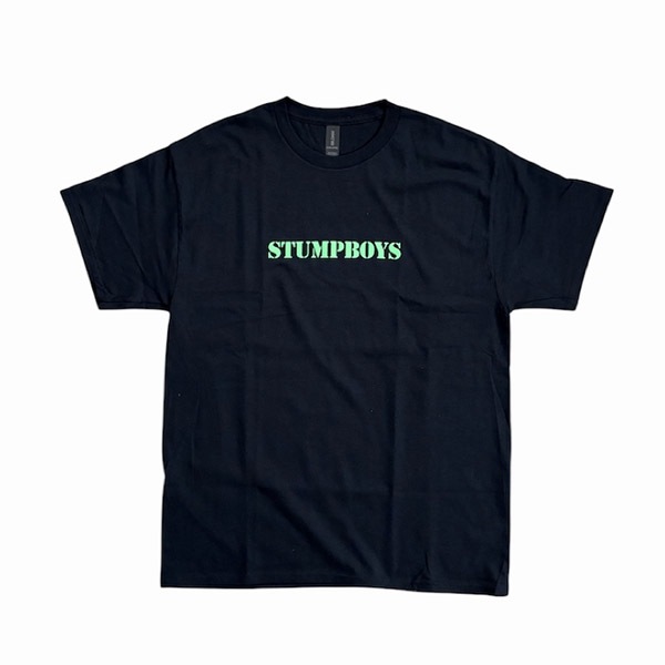 【STUMPBOYS】STENCIL LOGO TEE black スタンプボーイズ Tシャツ スケートボード スケボー SKATEBOARD