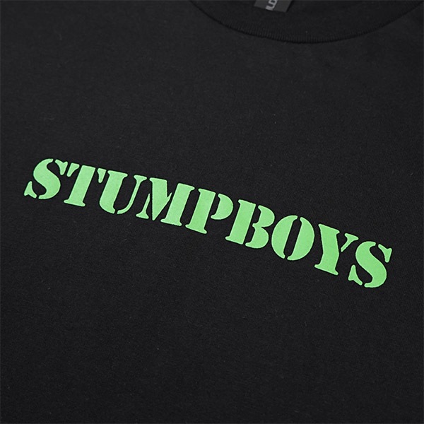 【STUMPBOYS】STENCIL LOGO TEE black スタンプボーイズ Tシャツ スケートボード スケボー SKATEBOARD