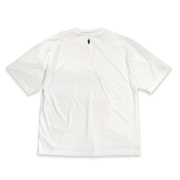 GIRL】WOODEN OG DOLL S/STEE white ガール ティーシャツ 半袖