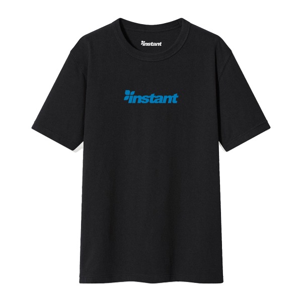 【instant】OG LOGO TEE black/blue インスタント Tシャツ スケートボード スケボー SKATEBOARD