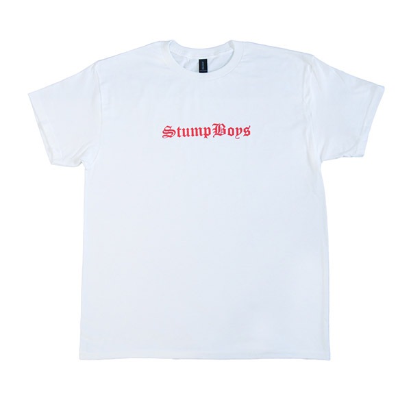 【STUMPBOYS】OG LOGO TEE white スタンプボーイズ Tシャツ スケートボード スケボー SKATEBOARD