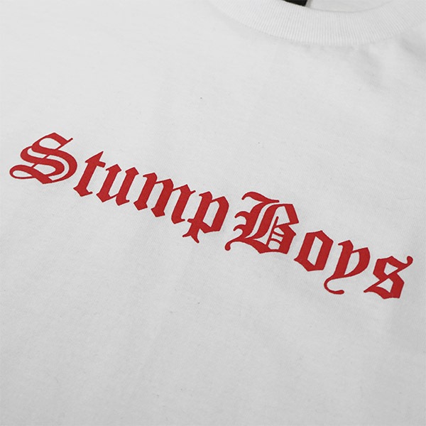 【STUMPBOYS】OG LOGO TEE white スタンプボーイズ Tシャツ スケートボード スケボー SKATEBOARD