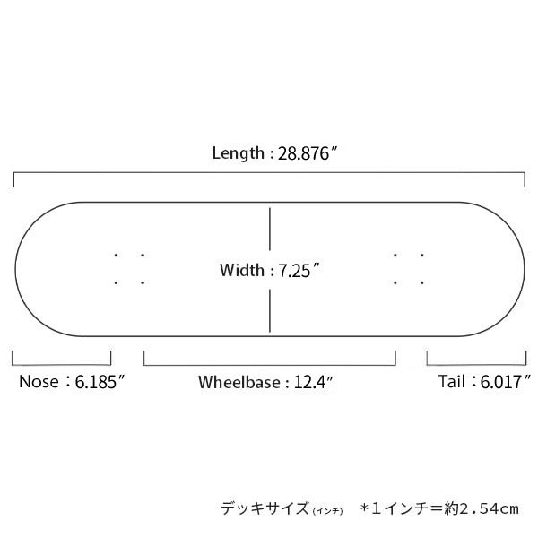 【APRIL】OG LOGO BLUE BLACK MINI 7.25インチ　エイプリル  デッキ スケートボード スケボー SKATEBOARD DECK