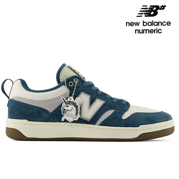 値下げ　新品　New Balance バスケットボールシューズ NEW BALANCE NUMERIC】UN480 x FOCUS カラー：blue/white(FCS