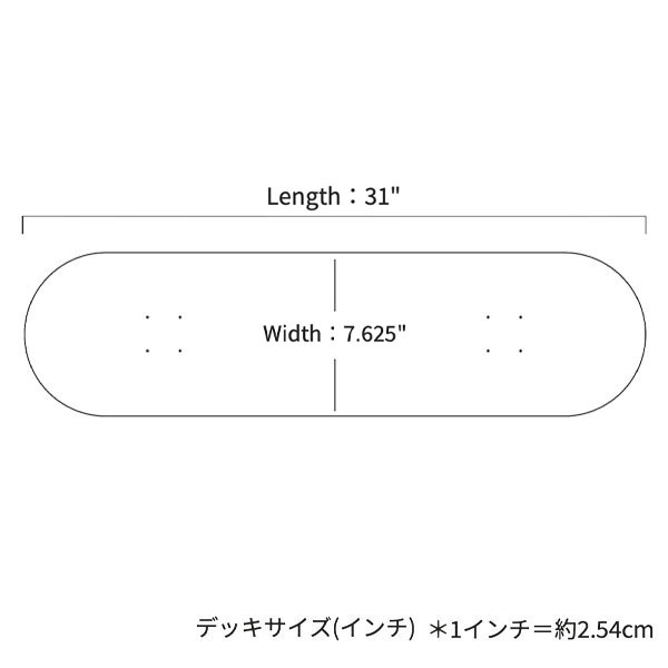 MAGENTA】TEAM BIG BRUSH 7.625インチ マジェンタ スケートボード