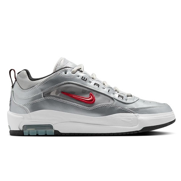 【NIKE SB】 AIR MAX ISHOD PREMIUM カラー：metallic silver/varsity red HF3062-001 　ナイキ エスビー イショッド・ウェア スケートボード スケボー シューズ 靴 スニーカー SKATEBOARD SHOES