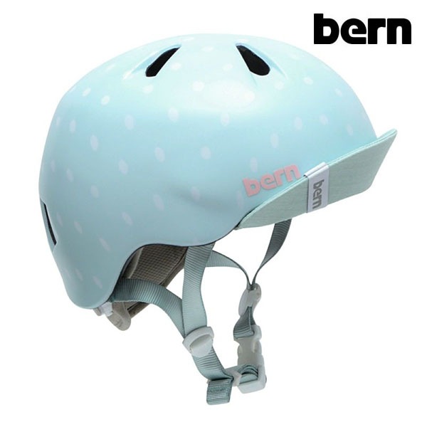 【BERN】NINA satin seaglass polka dot バーン ヘルメット HELMET プロテクター キッズ  スケートボード スケボー SKATEBOARD