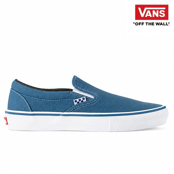 VANS】SKATE SLIP ON navy バンズ シューズ 靴 スリッポン スニーカー