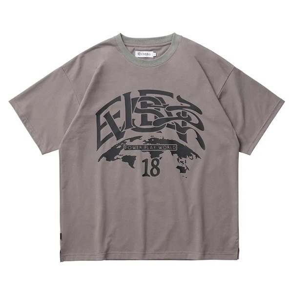【Evisen】POWER PLAY WORLD TEE　エビセン Tシャツ スケートボード スケボー SKATEBOARD