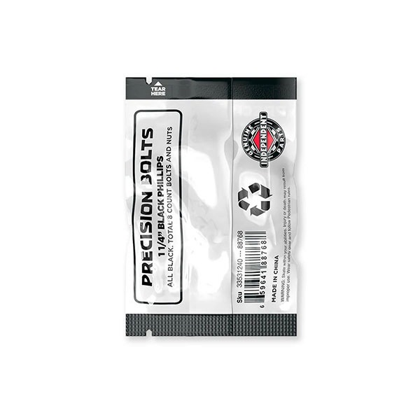 【INDEPENDENT】BOLTS PHILLIPS BLACK 1 1/4