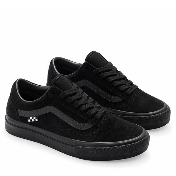【VANS】SKATE OLD SKOOL metallic black/smoke　バンズ シューズ 靴 スニーカー スケートボード スケボー  SKATEBOARD SHOES