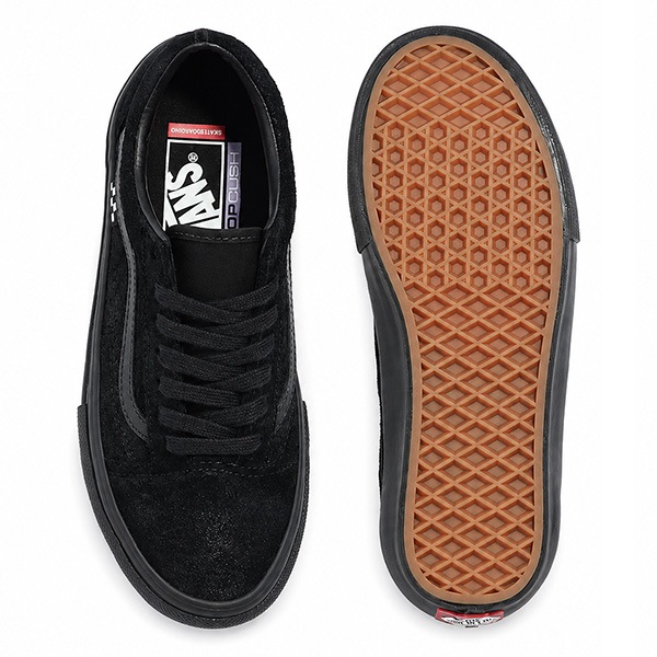 【VANS】SKATE OLD SKOOL metallic black/smoke　バンズ シューズ 靴 スニーカー スケートボード スケボー  SKATEBOARD SHOES