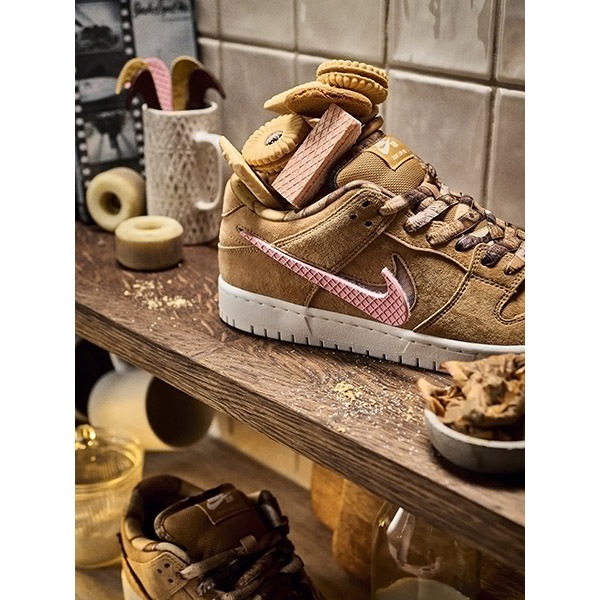 【NIKE SB】DUNK LOW PRO QS カラー：flax/honeycomb-summit white IO9508-200　ナイキ エスビー ダンク エスビー スケートボード スケボー シューズ 靴 スニーカー SKATEBOARD SHOES
