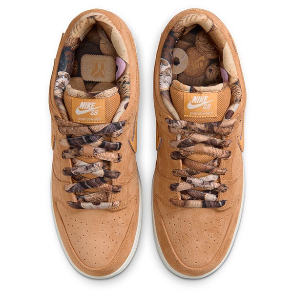 【NIKE SB】DUNK LOW PRO QS カラー：flax/honeycomb-summit white IO9508-200　ナイキ エスビー ダンク エスビー スケートボード スケボー シューズ 靴 スニーカー SKATEBOARD SHOES