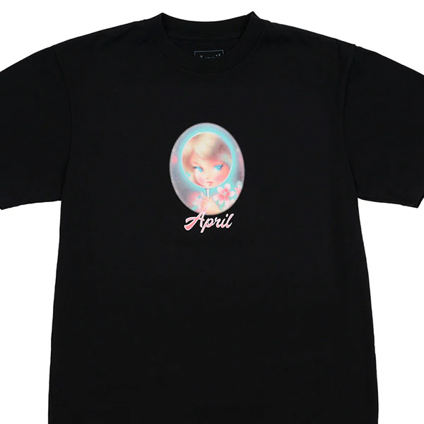 APRIL】VANITY TEE black エイプリル Tシャツ スケートボード スケボー