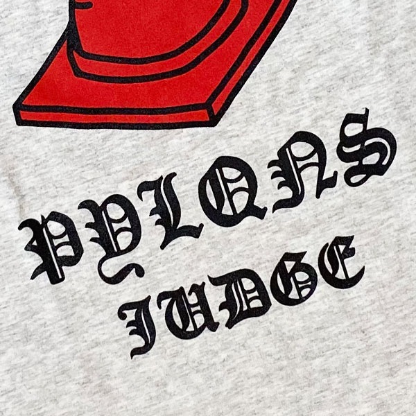 【NICWORKS】PYLONS JUDGE L/S TEE ash grey ニックワークス 長袖 ロンティー スケートボード スケボー SKATEBOARD