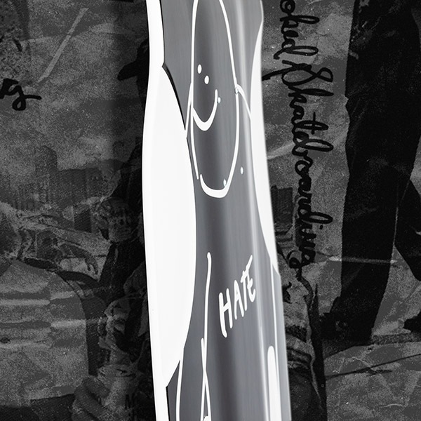 スケートボード KROOKED skateshop day BEAMER / 10.75 KROOKED x SKATE SHOP DAY 2025 LOVE/HATE BEAMER DECK (10.75 x