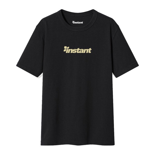 【instant】OG LOGO TEE black/beige インスタント Tシャツ スケートボード スケボー SKATEBOARD