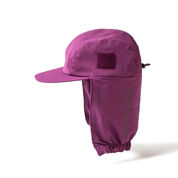 【TIGHTBOOTH】SUNSHADE CAMP CAP black/purple タイトブース キャップ 帽子 スケートボード スケボー SKATEBOARD
