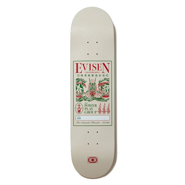 スケートボード デッキ evisen EVISEN ( エビセン ) デッキ TSUKI (8.0) - JAU／REMILLA