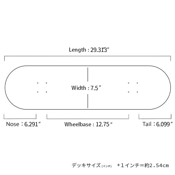【APRIL】OG LOGO GREEN INVERT 7.5インチ　エイプリル デッキ キッズサイズ スケートボード スケボー SKATEBOARD DECK