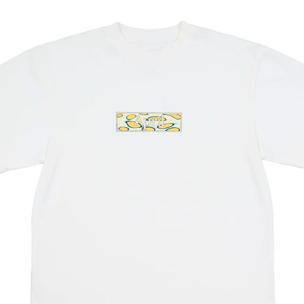 【APRIL】CELLS TEE white エイプリル Tシャツ スケートボード スケボー SKATEBOARD DECK