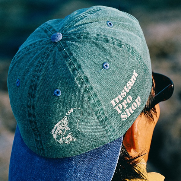 instant】IPS CAP blue/green インスタント キャップ スケートボード