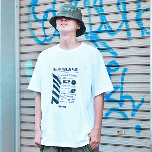 【instant】Kichijoji 12th Anniversary TEE white インスタント Tシャツ スケートボード スケボー SKATEBOARD