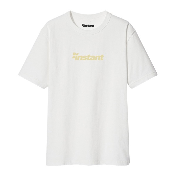 【instant】OG LOGO TEE white/beige インスタント Tシャツ スケートボード スケボー SKATEBOARD