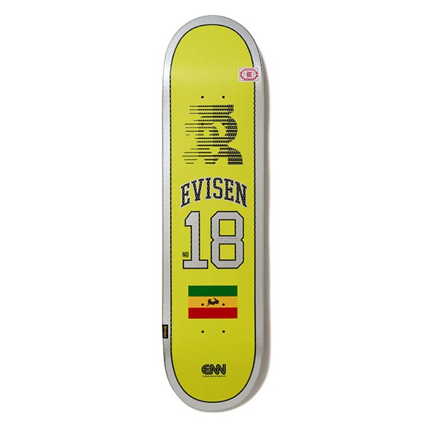 【Evisen】NO.18 8.0インチ エビセン スケートボード スケボー デッキ SKATEBOARD DECK