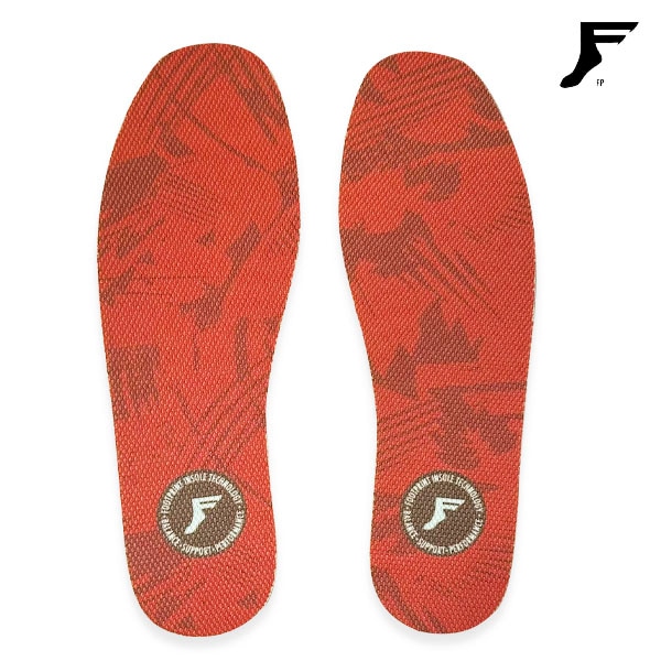 【FOOTPRINT INSOLE】KINGFOAM FLAT RED CAMO CUTTING TYPE 5mm フットプリント FP シューズ インソール 中敷き スケートボード スケボー SKATEBOARD