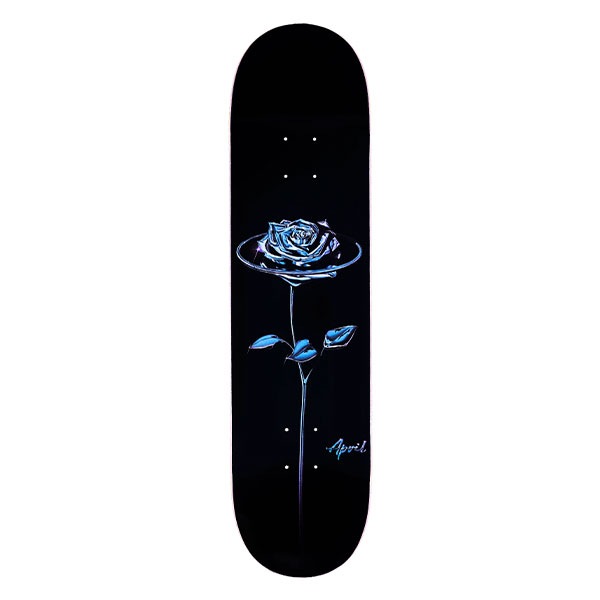 APRIL】CHROME ROSE BLACK 8.0インチ エイプリル デッキ スケート
