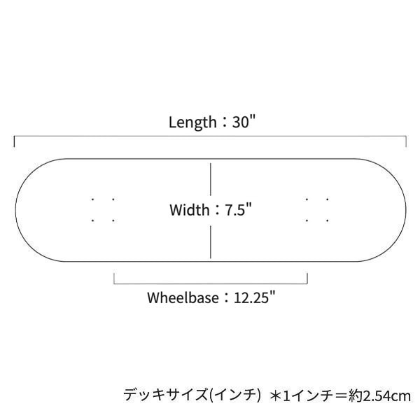 【CHUULIP】SLOW UP 7.5インチ　チューリップ スケートボード スケボー キッズデッキ キッズ SKATEBOARD DECK
