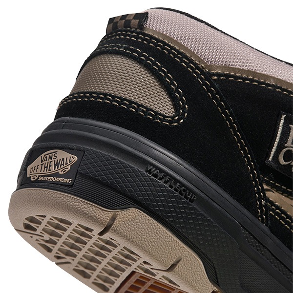 VANS】SKATE HALF CAB WAFFLECUP black/peyote バンズ シューズ 靴