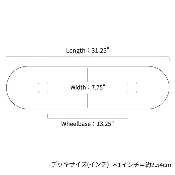 【CHUULIP】SLOW UP 7.75インチ　チューリップ スケートボード スケボー SKATEBOARD DECK