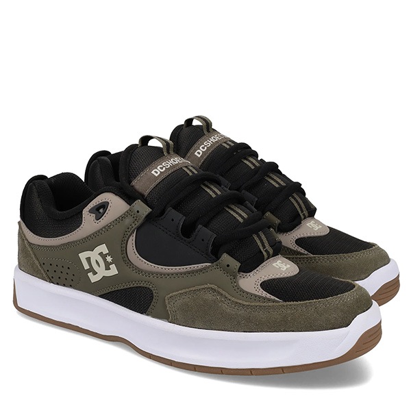 【DC Shoe】KALYNX ZERO S カラー：dark grey/olive/taupe(301)　ディーシー スケートボード スケボー シューズ 靴 スニーカー SKATEBOARD SHOES